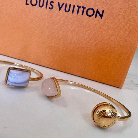 LOUIS VUITTON LV Stone rigid Bracelet / Bangle (BLUE ONLY) - Picture 2 of 6